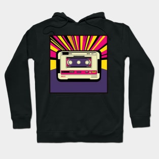 Vintage Retro Music 80s Audio Cassette Tape 084 Hoodie